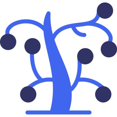 Bitki. Web simgesi basit illüstrasyon