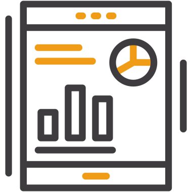 Program. Web simgesi basit illüstrasyon