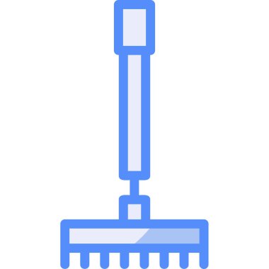 kürek simgesi vektör illüstrasyonu