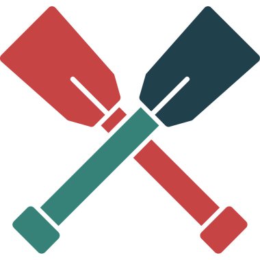 Çapraz balta vektör simgesi. biçim iki renkli düz sembol, gri ve cyan renkler, yuvarlak açılar, beyaz arkaplan