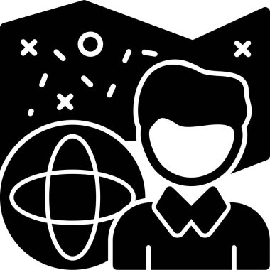 İnsan simgesinin vektör illüstrasyonu