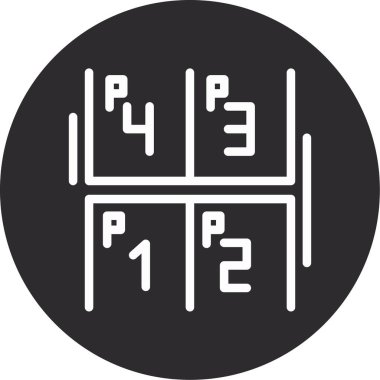 seo modern simgesinin vektör illüstrasyonu