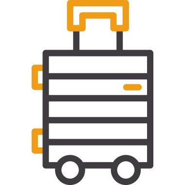 dağıtım kamyonu vektör simgesi