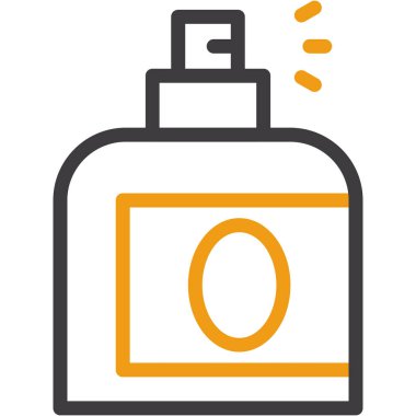 Parfüm. Web simgesi basit illüstrasyon