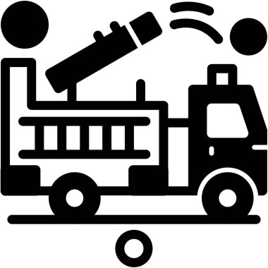 Uydu. Web simgesi basit illüstrasyon