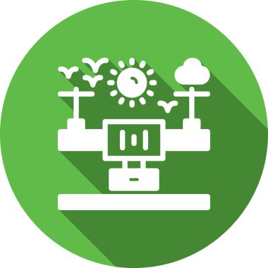 Modern eğitim ikonunun vektör illüstrasyonu