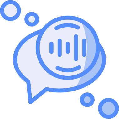 konuşma balonu simgesi, vektör illüstrasyonu