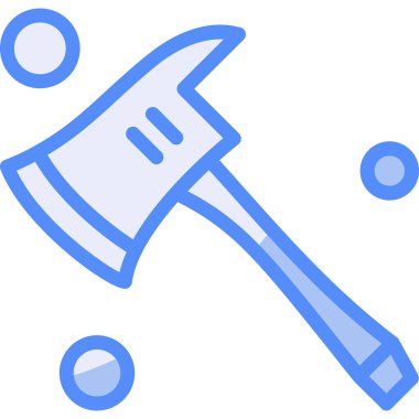 Yapı çekiç inşaat simgesi - taslak biçimi