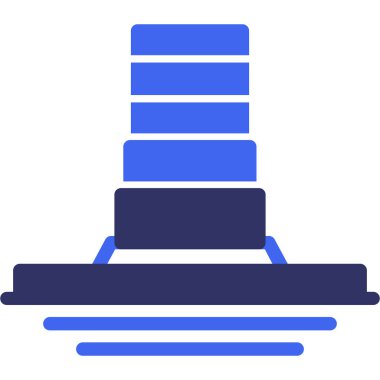 Sütun. Web simgesi basit illüstrasyon