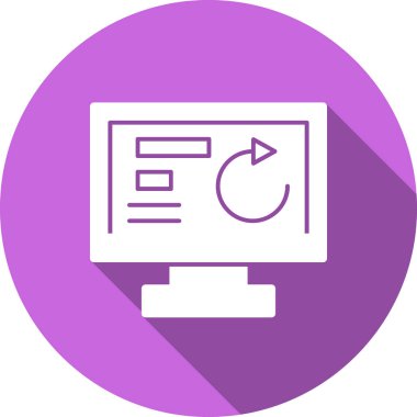 seo modern simgesinin vektör illüstrasyonu