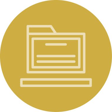 Dosya biçim simgesinin vektör illüstrasyonu