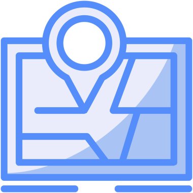 dizüstü bilgisayarın konumu GPS simgesi