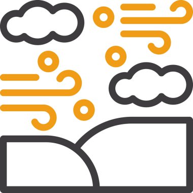 Bulut. Web simgesi basit illüstrasyon