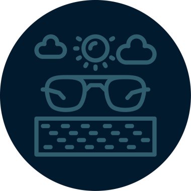 seo modern simgesinin vektör illüstrasyonu