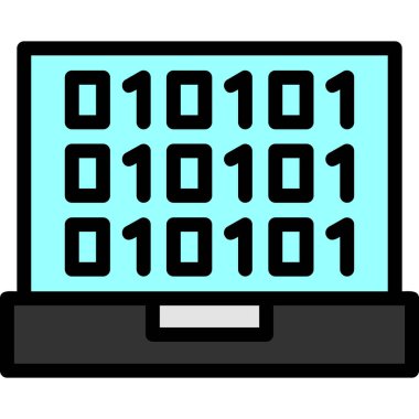 Bilgisayar klavye simgesini, vektör çizim