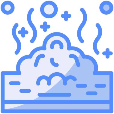 Bulut hava durumu simgesi ana hat biçiminde