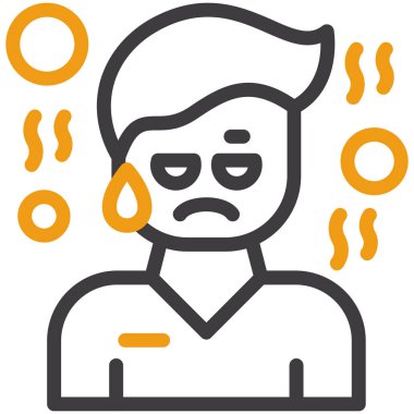 Ateşim var. Web simgesi basit illüstrasyon