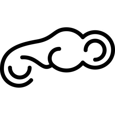 Bulut. Web simgesi basit tasarım