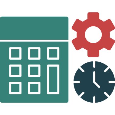 saat zaman dişlisi simgesi