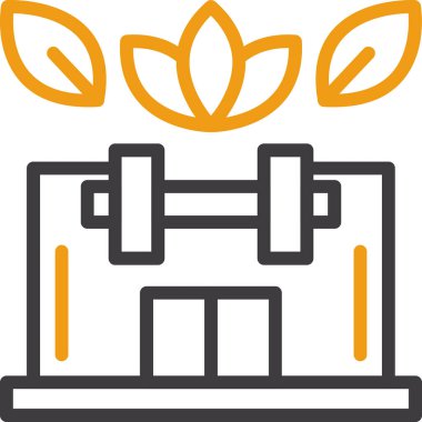 Bitki. Web simgesi basit illüstrasyon