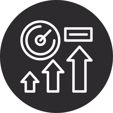 ok simgesi, vektör illüstrasyonu