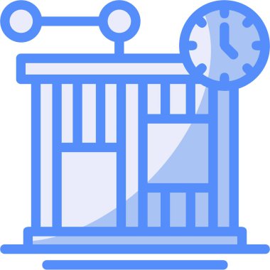 Yapı inşaat simgesi - taslak biçimi