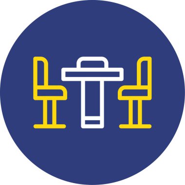 Bir spor salonu simgesinin vektör çizimi