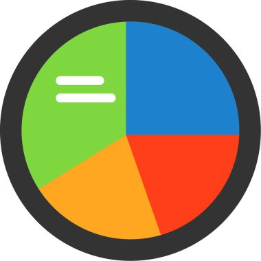 iş grafiği vektör simgesi