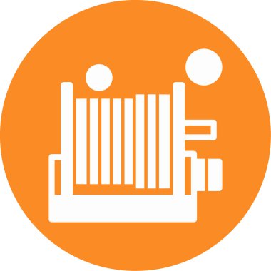 davul. Web simgesi basit illüstrasyon