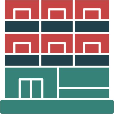 Yapı simgesinin vektör illüstrasyonu