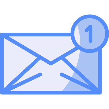 E- posta simgesi vektör illüstrasyonu