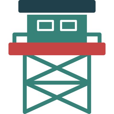 Yapı simgesinin vektör illüstrasyonu