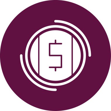 İş ve finans simgesinin vektör illüstrasyonu