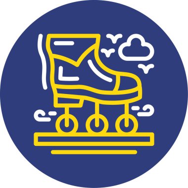 Bir bisikletin vektör çizimi