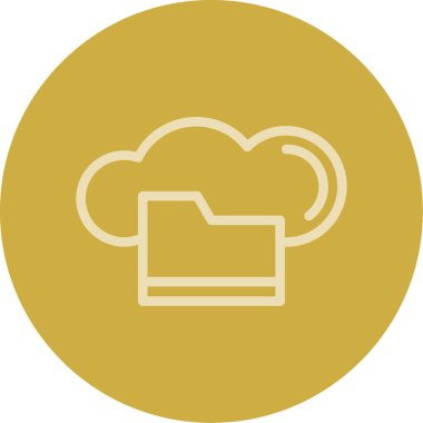 vektör Bulut simgesi illüstrasyonu