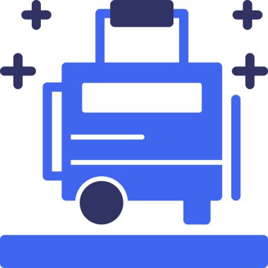 Teslimat. Web simgesi basit illüstrasyon