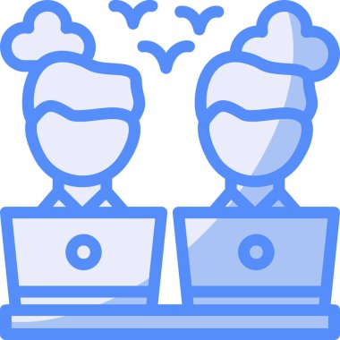 bilgisayar bağlantısı simgesi - taslak biçimi