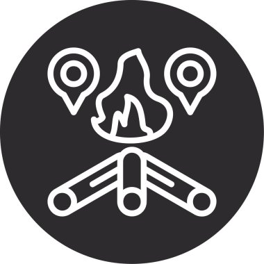 vektör drone simgesi illüstrasyonu