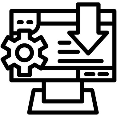 Veri merkezi. basit ağ