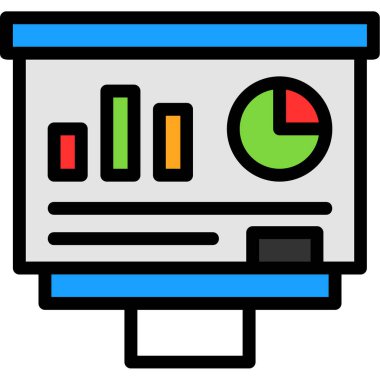 Analitik Analiz Grafiği simgesi - taslak biçimi