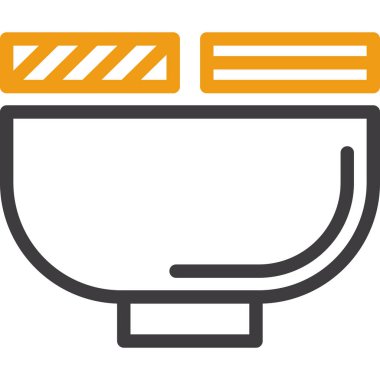 kase ikonu vektör illüstrasyonu