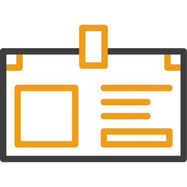 Belge. Web simgesi basit illüstrasyon