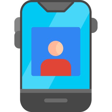 Smartphone Simgesi, vektör illüstrasyonu