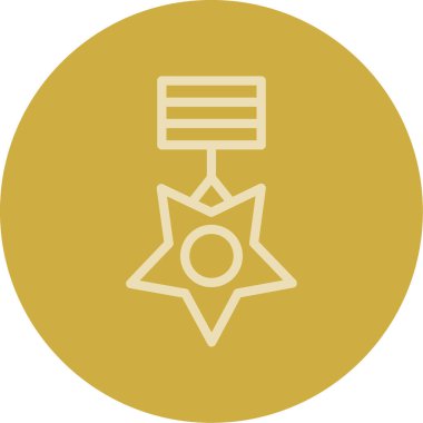 ödül rozeti vektör simgesi modern basit tasarım