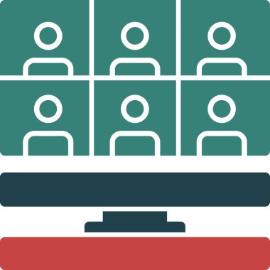 Modern simgenin vektör illüstrasyonu