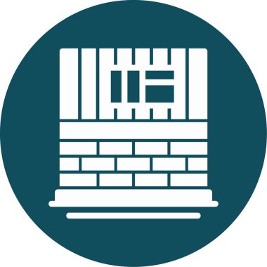 Yapı simgesinin vektör illüstrasyonu