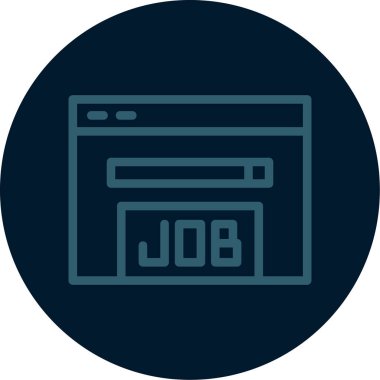 Web sitesi, vektör illüstrasyonu için web simgesi