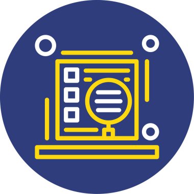 seo modern simgesinin vektör illüstrasyonu