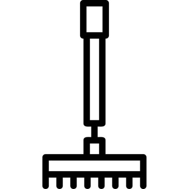 Tırmık. Web simgesi basit illüstrasyon