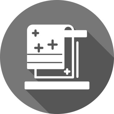 Yazıcı simgesi, vektör illüstrasyonu